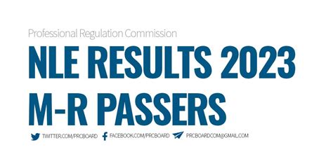 nle result may 2023|M.